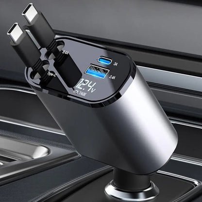 Chargeflow Retractable Car Charger